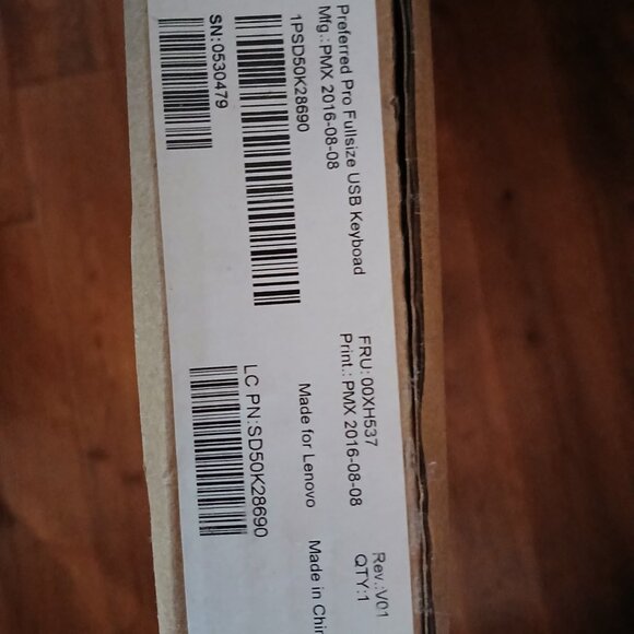 New Lenovo Preferred Pro USB Keyboard - Picture 5 of 6